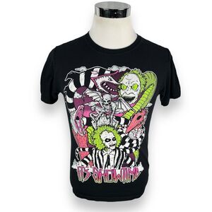 Angelo Parente Art T-Shirt Men’s Small‎ It's Showtime Black Crew Neck Cotton